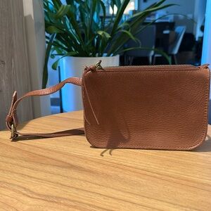 Madewell Caramel Brown Leather Belt Bag